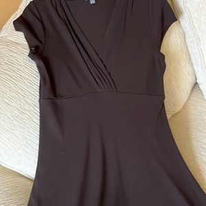 Ann Taylor, Brown Swing Dress, S - 6, just below the knee